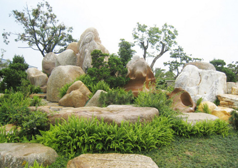 长沙园林景观石设计
